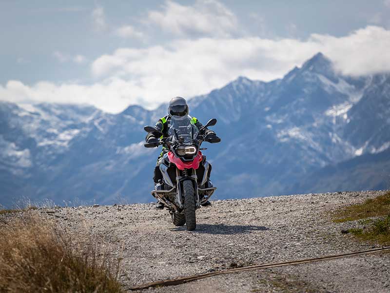 Motorrad auf Bergtour